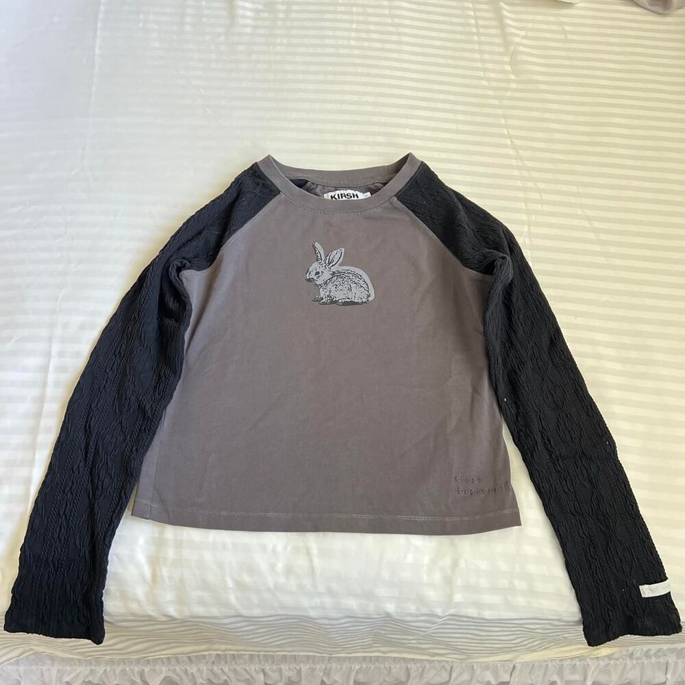 Unbranded Women's Grey and Black Shirt